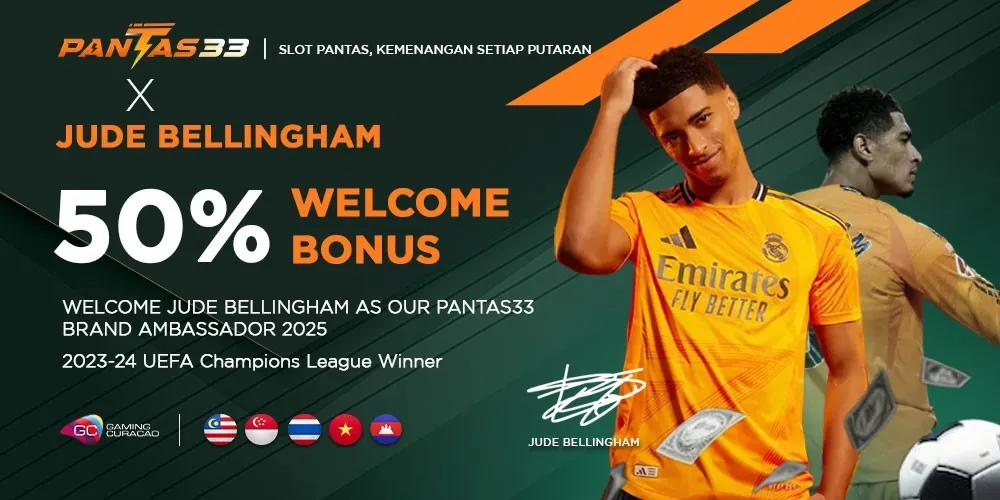 PANTAS33 Welcome Bonus Member Baru – 50% Welcome Bonus PANTAS33